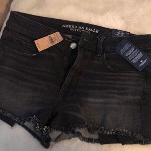 Black, denim, shorts